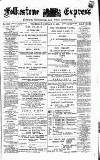 Folkestone Express, Sandgate, Shorncliffe & Hythe Advertiser Wednesday 15 January 1890 Page 1