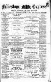 Folkestone Express, Sandgate, Shorncliffe & Hythe Advertiser Wednesday 22 January 1890 Page 1