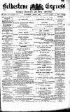 Folkestone Express, Sandgate, Shorncliffe & Hythe Advertiser Saturday 07 June 1890 Page 1