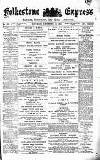 Folkestone Express, Sandgate, Shorncliffe & Hythe Advertiser Saturday 13 December 1890 Page 1