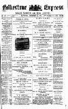 Folkestone Express, Sandgate, Shorncliffe & Hythe Advertiser Saturday 20 December 1890 Page 1