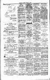 Folkestone Express, Sandgate, Shorncliffe & Hythe Advertiser Saturday 07 February 1891 Page 4