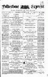 Folkestone Express, Sandgate, Shorncliffe & Hythe Advertiser Wednesday 13 January 1892 Page 1
