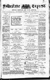Folkestone Express, Sandgate, Shorncliffe & Hythe Advertiser Wednesday 27 January 1892 Page 1