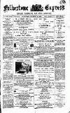 Folkestone Express, Sandgate, Shorncliffe & Hythe Advertiser Saturday 22 October 1892 Page 1