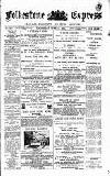 Folkestone Express, Sandgate, Shorncliffe & Hythe Advertiser Wednesday 14 June 1893 Page 1