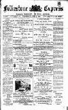 Folkestone Express, Sandgate, Shorncliffe & Hythe Advertiser Wednesday 21 June 1893 Page 1