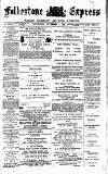 Folkestone Express, Sandgate, Shorncliffe & Hythe Advertiser Wednesday 08 November 1893 Page 1