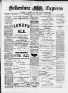 Folkestone Express, Sandgate, Shorncliffe & Hythe Advertiser Saturday 13 January 1900 Page 1