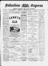 Folkestone Express, Sandgate, Shorncliffe & Hythe Advertiser Wednesday 01 August 1900 Page 1