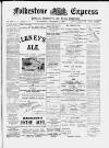Folkestone Express, Sandgate, Shorncliffe & Hythe Advertiser Wednesday 03 October 1900 Page 1