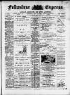 Folkestone Express, Sandgate, Shorncliffe & Hythe Advertiser Saturday 19 July 1902 Page 1
