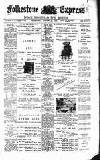 Folkestone Express, Sandgate, Shorncliffe & Hythe Advertiser Wednesday 28 January 1903 Page 1
