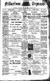 Folkestone Express, Sandgate, Shorncliffe & Hythe Advertiser Saturday 25 January 1908 Page 1