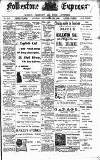 Folkestone Express, Sandgate, Shorncliffe & Hythe Advertiser Saturday 26 September 1908 Page 1