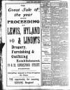 Folkestone Express, Sandgate, Shorncliffe & Hythe Advertiser Saturday 14 August 1909 Page 4