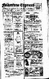 Folkestone Express, Sandgate, Shorncliffe & Hythe Advertiser Saturday 18 January 1919 Page 1