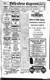 Folkestone Express, Sandgate, Shorncliffe & Hythe Advertiser Saturday 25 December 1920 Page 1