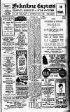 Folkestone Express, Sandgate, Shorncliffe & Hythe Advertiser Saturday 03 November 1923 Page 1