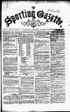 Sporting Gazette Saturday 10 January 1863 Page 1