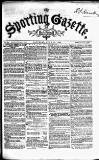 Sporting Gazette Saturday 27 June 1863 Page 1