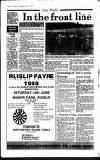 Harefield Gazette Wednesday 07 June 1989 Page 16