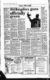 Harefield Gazette Wednesday 13 December 1989 Page 12