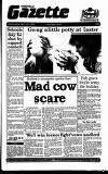 Harefield Gazette Wednesday 18 April 1990 Page 1