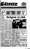 Harefield Gazette Wednesday 19 December 1990 Page 1