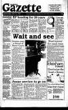 Harefield Gazette Wednesday 15 April 1992 Page 1