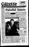 Harefield Gazette Wednesday 03 February 1993 Page 1