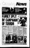 Crawley News Wednesday 01 September 1999 Page 1
