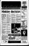 Bridgwater Journal Saturday 15 September 1990 Page 1