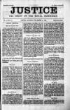 Justice Saturday 22 November 1884 Page 1