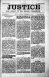 Justice Saturday 20 December 1884 Page 1