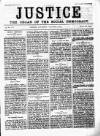 Justice Saturday 24 October 1885 Page 1