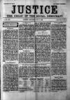 Justice Saturday 22 May 1886 Page 1