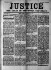 Justice Saturday 18 February 1888 Page 1