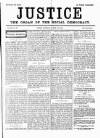 Justice Saturday 17 March 1888 Page 1