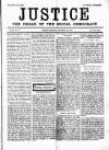 Justice Saturday 10 November 1888 Page 1