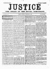 Justice Saturday 08 December 1888 Page 1