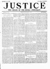 Justice Saturday 24 May 1890 Page 1