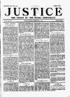 Justice Saturday 24 September 1892 Page 1