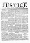 Justice Saturday 14 January 1893 Page 1