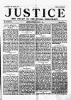 Justice Saturday 11 March 1893 Page 1