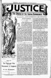 Justice Saturday 14 October 1899 Page 1