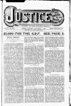 Justice Saturday 12 November 1904 Page 1