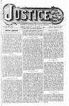 Justice Saturday 26 November 1904 Page 1