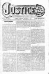 Justice Saturday 24 December 1904 Page 1