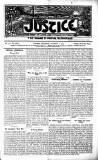 Justice Saturday 14 October 1905 Page 1